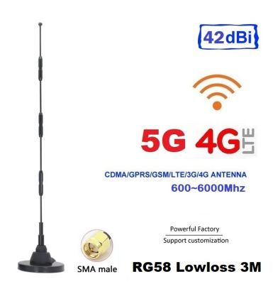 42dBi&nbsp;Detachable&nbsp;2G&nbsp;3G&nbsp;4G&nbsp;5G&nbsp;LTE&nbsp;full&nbsp;band&nbsp;External&nbsp;Antenna