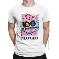 Mens Neo Geo 100Mega Shock T Shirts Pure Cotton Clothes Vintage Classic Crewneck Tee Shirt Graphic Printed T Shirts XS-6XL
