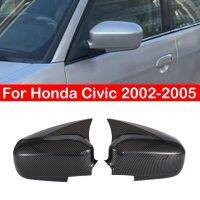 {:”》สำหรับ Honda Civic 2002-2005ฝากระจกมองหลังหมวกแก๊ปมีปีกประตูด้านนอกหลังวิวเคสสติกเกอร์ Lis Pigura คาร์บอนไฟเบอร์