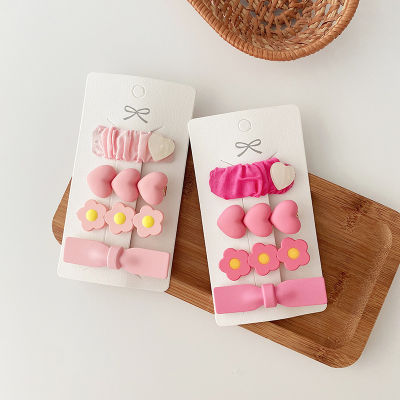Candy Color Hairpins Children Accessories Candy Pink Color Hairpins Cute Candy Pink Color Hairpins Baby Clips