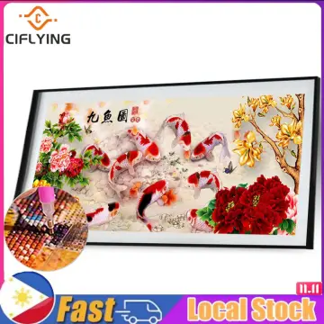 Adult DIY Large Diamond Painting Kits For Adults,5D DIY Large Size Round  Artificial Diamond Painting Kit,5D Diamond Art Lake,Forest Diamond Painting  Kits For Adults, DIY Full Drill Crystal Rhinestone Arts And Crafts,Gem