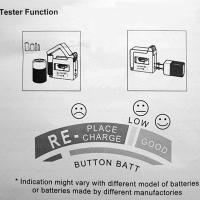 Idealhere AA/AAA/C/D/18650/9 V/1.5 V ปุ่มสากลแบตเตอรี่โวลต์ตัวช่วยตรวจสอบ