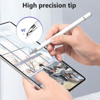 GOOJODOQ ปากกา Stylus สากล2-In-1อลูมิเนียมดูดซับปากกาอัตโนมัติสำหรับแท็บเล็ต Ipad เหมาะสำหรับ Xiaomi สัมผัส Samsung ปากกาสไตลัสโทรศัพท์