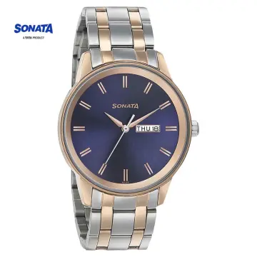 Sonata 7988pp03 store men's watch belt