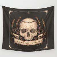 Memento Mori Tapestry Wall แขวน Beach โยนพรมผ้าห่มแคมป์ปิ้งเต็นท์ Travel Sleeping Pad Tapestry