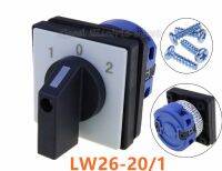 【YF】✥☃  1pcs LW26-20/1 500V 20A  Selector 1-0-2 On-Off-On 3 Positions Cam Changeover