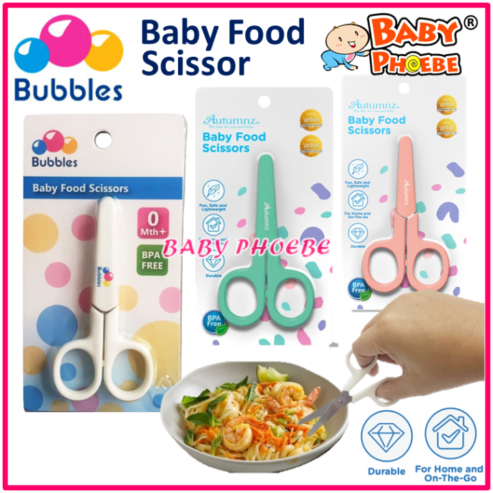 Baby Food Scissors - Bubbles