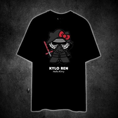 KYLO REN HELLO KITTY Printed t shirt unisex 100% cotton