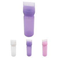 ❉✻♣ 120ML Hair Dye Bottle Graduated Comb Brush Dispensing Coloring Bottles Hairs Applicator Oil Cream Jar Massage Tools