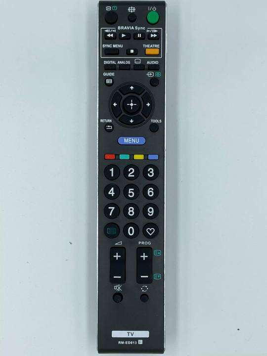 รีโมทใช้กับทีวี SONY รุ่น RMED013 มีปุ่มคำสั่ง Bravia Sync / Menu