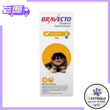 Buy Bravecto For Toy Dogs 4.4 To 9.9 Lbs (Yellow) - Free Shipping