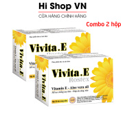 Combo 2 hộp Vitamin E 4000mcg, Omega 3 và tinh dầu lô hội làm đẹp da