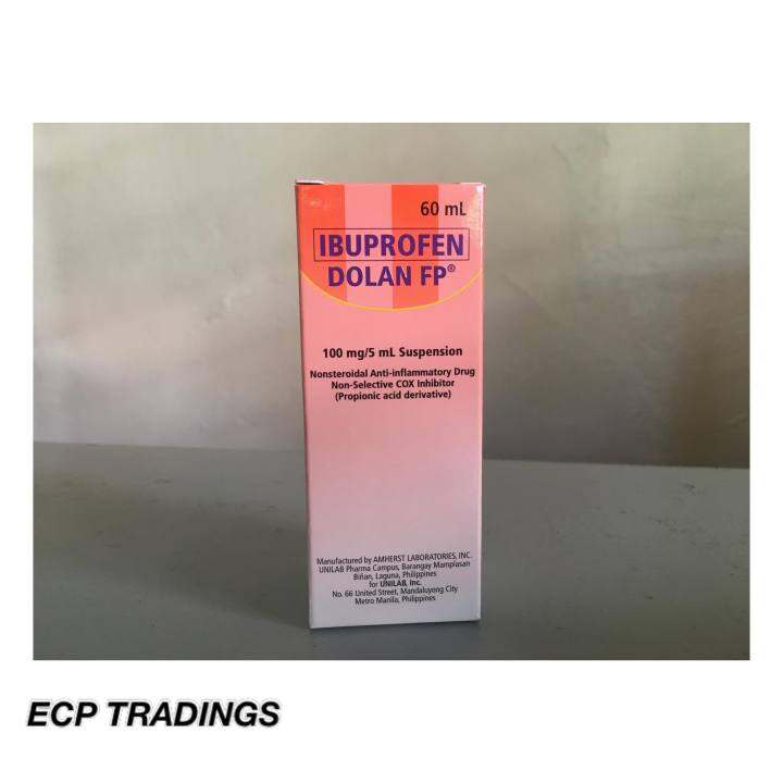 IBUPROFEN DOLAN FP 100MG SYRUP 60ML Lazada PH