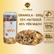 Ngũ cốc granola siêu hạt 45% yến mạch giảm cân dinh dưỡng ăn sáng Hotafarm