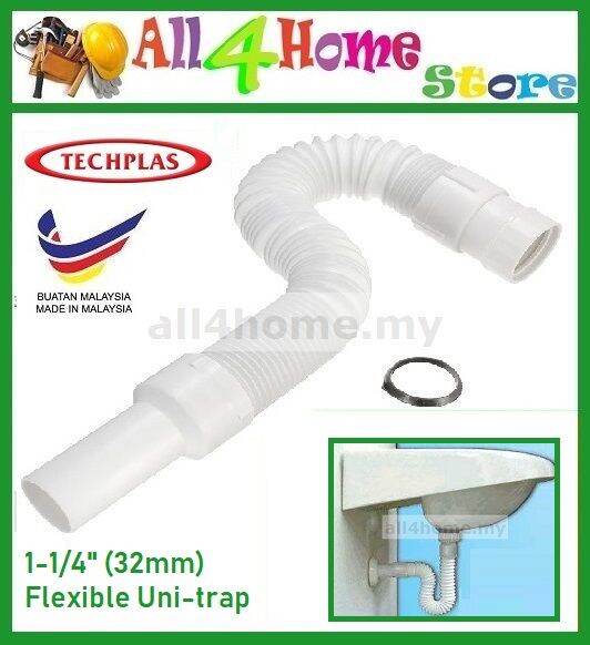 TECHPLAS Flexible Uni Trap Sink Flexible Hose Basin For Toilet Basin 1 ...