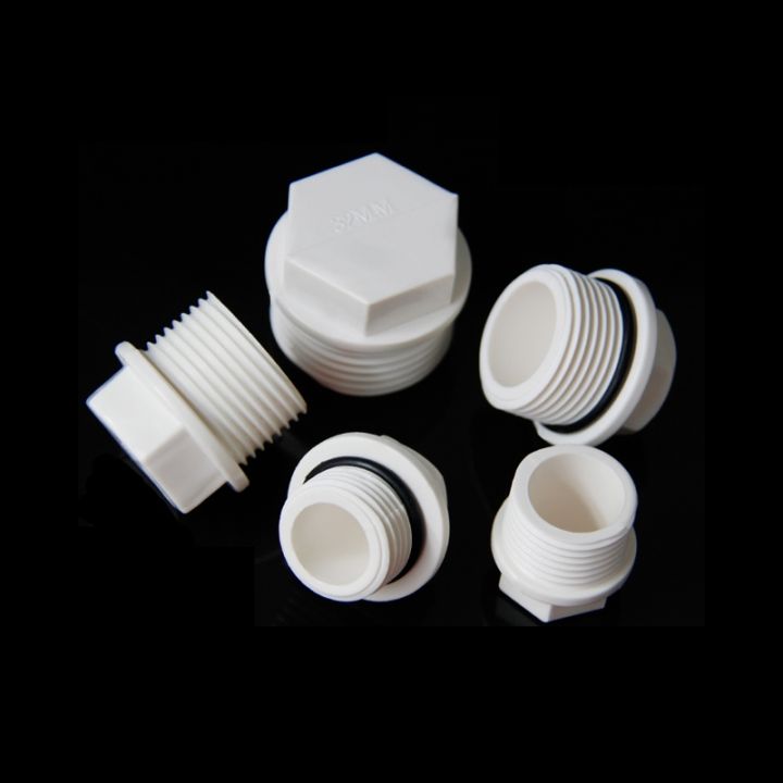 pvc-pipe-fitting-thread-plug-1-2-3-41-male-bsp-connector-screw-plug-end-cap-stop-water-jointer-adapter-plumbing-accessories