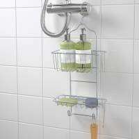 Shower hanger, two tiers, zinc plated24x53 cm.