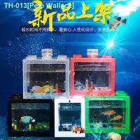 ♝▩ Small product box small desktop bettas are special fish tank aquarium fish tank Thailand ecological landscape creative small cylinder