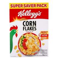 [Best Promotion] Kelloggs Corn Flakes Breakfast Cereal Crispy Corn Flakes 500 g. ? เคลล็อกส์ คอร์นเฟลกส์ อาหารเช้าซีเรียลแผ่นข้าวโพดอบกรอบ 500 ก.