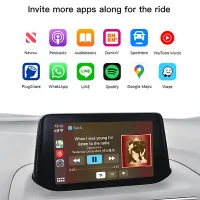 ไร้สาย Carplay Android อัตโนมัติอะแดปเตอร์ไร้สาย TK7866-9U0C รถ AI กล่อง MZD เชื่อมต่อระบบ USB สำหรับมาสด้า CX3CX5CX9 MX5 2014-2020