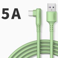 （A LOVABLE）5A ข้อศอก90องศาสายชาร์จ USB ชนิด CMobileCharger สายเคเบิล ForP40RedmiC