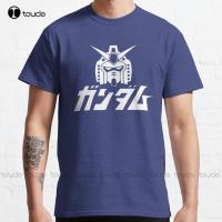 Gundam Classic T-Shirt Pride Shirt High Quality Cute Elegant Lovely Kawaii Cartoon Sweet Cotton Tee Shirts Fashion Tshirt Summer