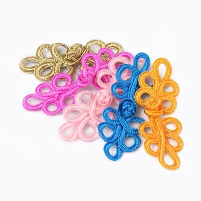 20 Pcs/lot Retro Design Handmade Chinese Frog Buttons Fasten Knot Buttons for Bags Garments Tang Suit Decoration Sewing Supply