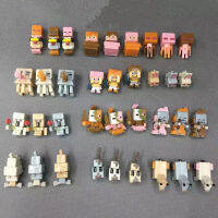 36ชิ้นล็อตใหม่รุ่นแรก3D อะนิเมะ minecrafts ของเล่น Micro World เกม Action FIGURE ของเล่น MINE CRAFT พวงกุญแจ Boy ki ของเล่น