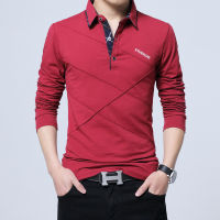 Mens Polo Shirt Autumn Button Brand Male Long Sleeve Polo Shirt Casual Male Shirt Dress Polo Shirts Plus Size 3XL 4XL 5XL