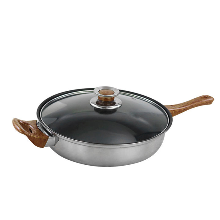 stainless-steel-cookware-set-kitchen-pots-and-pans-milk-pot-frying-pan-handle-wood-pattern