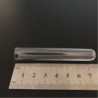 ；【‘； (100Pieces/Pack) 13*78Mm Plastic Test Tube With Cork Cap U-Shape Bottom Glass Test Tube Substitute Vial For School Laboratory