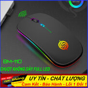 Chuột bluetooth Không dây Gaming cao cấp A110 Pin sạc Điện Full đèn Led