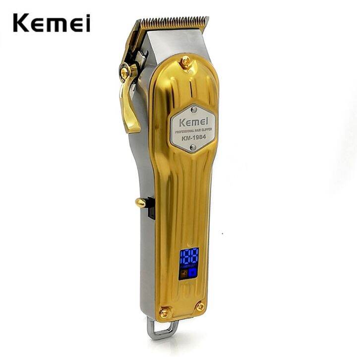 Kemei Professional All Metal Hair Clipper Men Hair Trimmer Fade Cutter Haircut Machine Barber