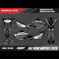 สติ๊กเกอร์วิบาก YAMAHA WR155R 2020 ทั้งคัน Graphic kit สติ๊กเกอร์เคลือบเงา สุดคุ้ม