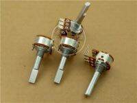 2pcs 148-type double curved foot potentiometer A10K 20K 50K 100K 250K 500K / handle 30MMF / stepper with 41 points