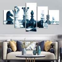 Lizhanmin Chess King Queen Pawn เกมผ้าใบภาพ Wall Art HD พิมพ์ Decor-คุณภาพสูง Wall Art