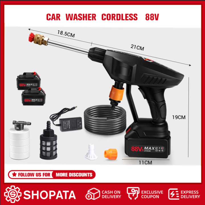 Shopata pressure washer portable car machine set cordless car wash