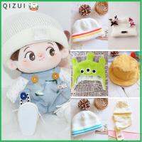 QIZUI สัตว์น่ารักๆ หมวกแก๊ปแฟชั่น การ์ตูนลายการ์ตูน สีลูกอมสี หมวกตุ๊กตาผ้าพลัฌ ของใหม่ หมวกถักซานต้า ตุ๊กตาผ้าฝ้าย20ซม.