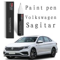 【CC】 Paint pen for car scratch suitable Sagitar paint repair Polar white manganese black new modified