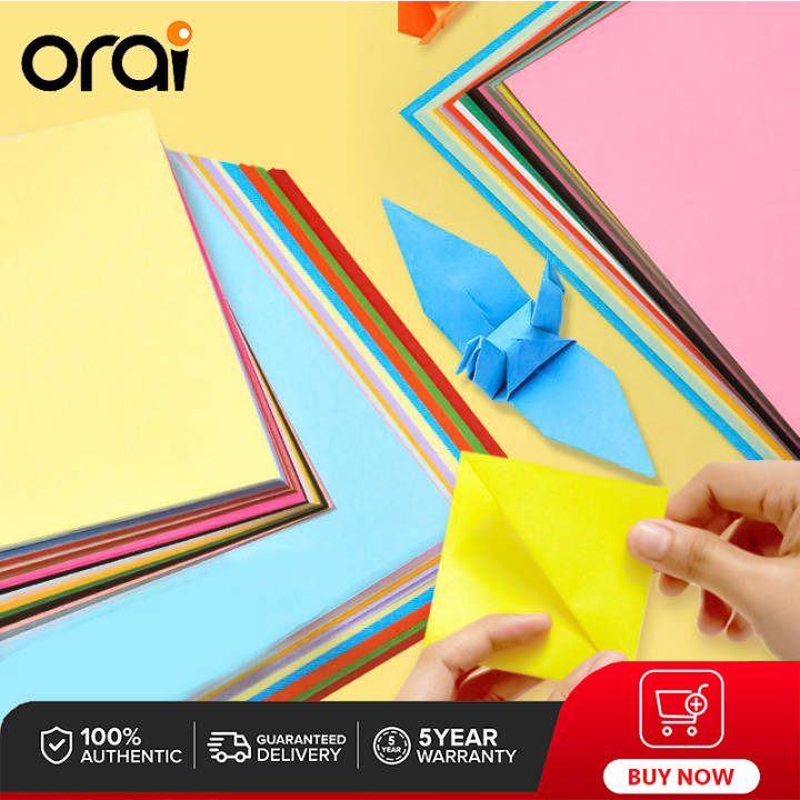Deli Origami Craft Paper 10 Colors 100 Sheets Colorful Square Paper  Assorted Color Paper for Colored Paper Coloring Paper Drawing Craft Adults  and Beginners Paper Construction paper Classroom Supplies Home School Use