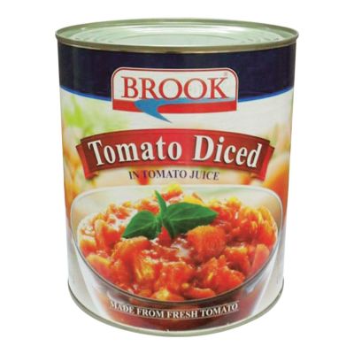 สินค้ามาใหม่! บรูค มะเขือเทศหั่นชิ้น 565 กรัม Brook Tomato Diced 565 G ล็อตใหม่มาล่าสุด สินค้าสด มีเก็บเงินปลายทาง