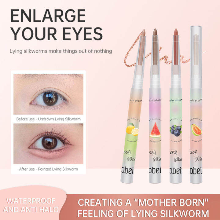 Fruit Lying Silkworm Pen Highlight Eyeliner Pearly Lustre Brightening Lying Silkworm Pen