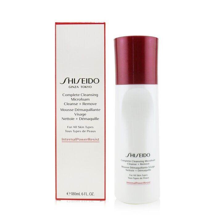 Shiseido Defend & Prepare Complete Cleansing Microfoam – Reinigungsschaum Fürs Gesicht, 180ml