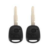 2X 2 Button Remote Key Shell for Toyota Yaris