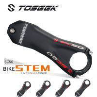 TOSEEK SC50คาร์บอน Stem 10องศา Mountain Bike Stem 31.8Mm Handlebar Stems 80/100มม. สีดำ Matt จักรยานอะไหล่