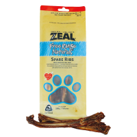 Zeal Spare Ribs Dog Treats ขนมสุนัข ซี่โครงลูกวัว นิวซีแลนด์ 1x125G