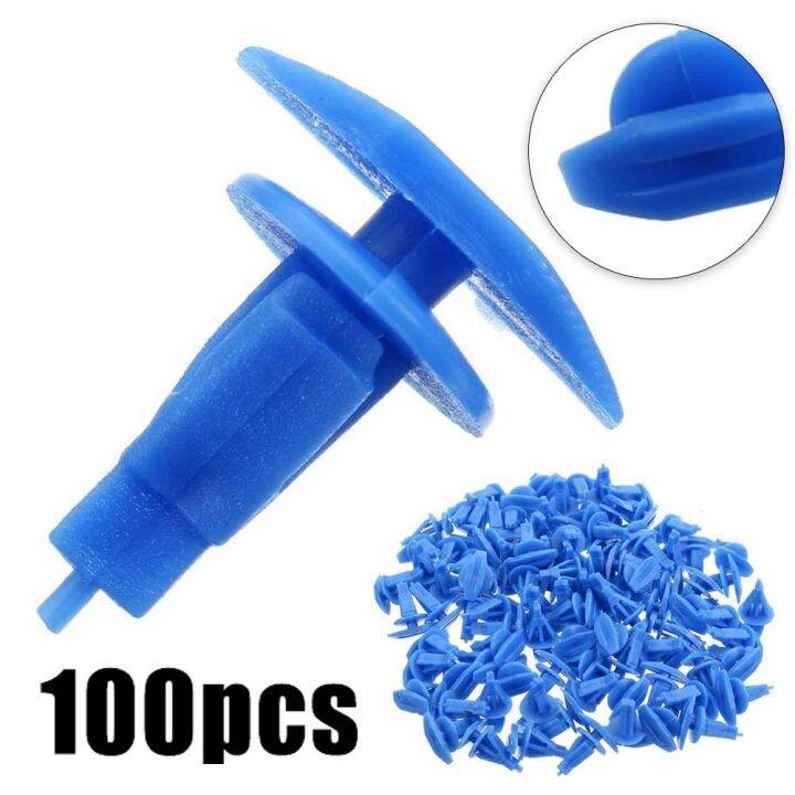 100pieces Retainer Clips Fit For MakesNissan Weatherstrip Retainer