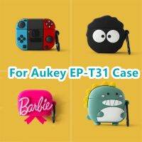 【Discount】 For Aukey EP-T31 Case Cute Funny Cartoons dinosaur for Aukey EP-T31 Casing Soft Earphone Case Cover