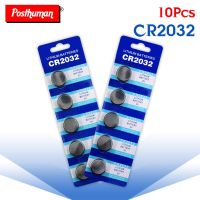 【Worth-Buy】 10PCS Cr2032ปุ่มเซลล์3V CR 2032 DL2032 KCR2032 ECR2032แบตเตอรี่ลิเธียมสำหรับรีโมทคอนโทรลเครื่องคิดเลข