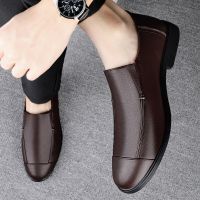 Br หรูหราหนังสัตว์แท้รองเท้ารองเท้า Slip On ชายรองเท้าชุดเดรสรองเท้าโลฟเฟอร์ผู้ชายรองเท้าหนังนิ่มสำหรับรองเท้าลำลองปาร์ตี้งานแต่งงาน